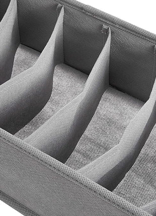 Amazon Basics Underwear Dresser Drawer Organizers, Pack of 2, Gray