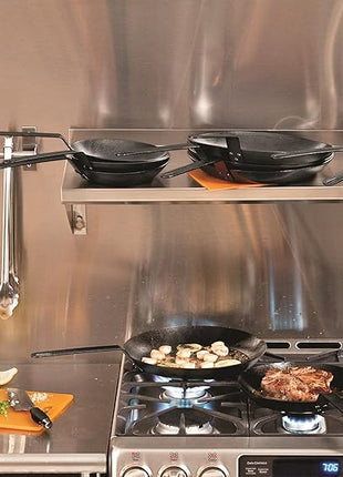 Lodge Pre-Seasoned Carbon Steel Skillet - Use in the Oven, on the Stove, on the Grill, or Over a Campfire - 15 Inch