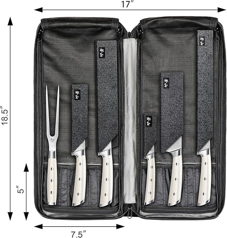 Cangshan S1 Series 7-Piece BBQ Knife Set, Forged German Steel, 1023718
