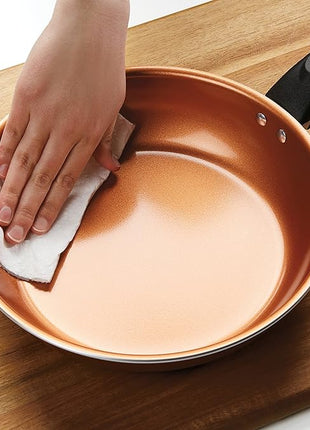 Farberware Glide Nonstick Frying Pan / Fry Pan / Skillet - 10 Inch, Black