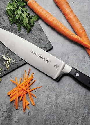 Tramontina Pro Series Forged 8-Inch Chef Knife, Stain-free High-Carbon Steel Kitchen Knives for Cooking