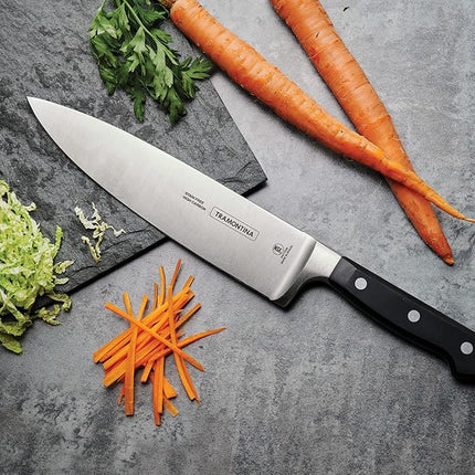 Tramontina Pro Series Forged 8-Inch Chef Knife, Stain-free High-Carbon Steel Kitchen Knives for Cooking
