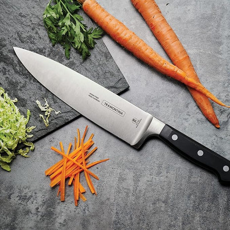 Tramontina Pro Series Forged 8-Inch Chef Knife, Stain-free High-Carbon Steel Kitchen Knives for Cooking