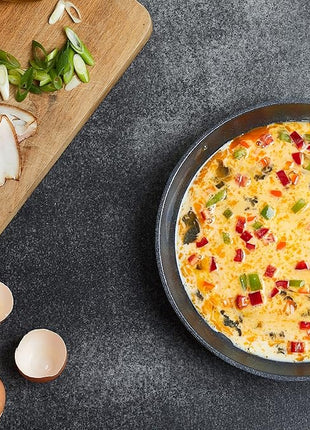 Swiss Diamond 8 Inch Frying Pan Nonstick Diamond Frying Pan, Aluminum Coated Skillet, Dishwasher Safe and Oven Safe Fry Pans with Ergonomic Handle