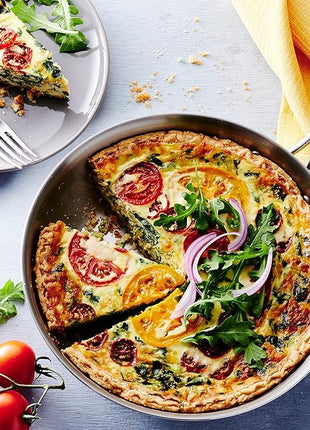 Tramontina Signature Tri-Ply Clad Stainless Steel 10-Inch Frying Pan, Induction-Ready Skillet, Dishwasher-Safe, NSF-Certified, Made in Brazil