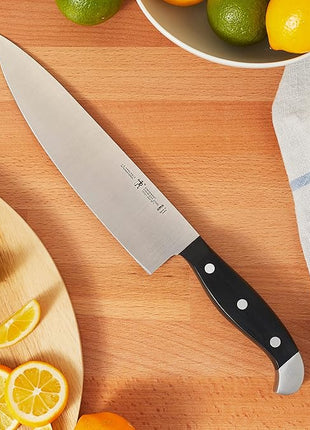 HENCKELS Statement Razor-Sharp 20-Piece White Handle Knife Set, Chef Knife, Bread Knife, German Engineered Knife Informed by over 100 Years of Mastery