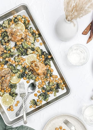 USA Pan 3-Piece Warp Resistant Non-Stick Aluminized Steel Bakeware Set